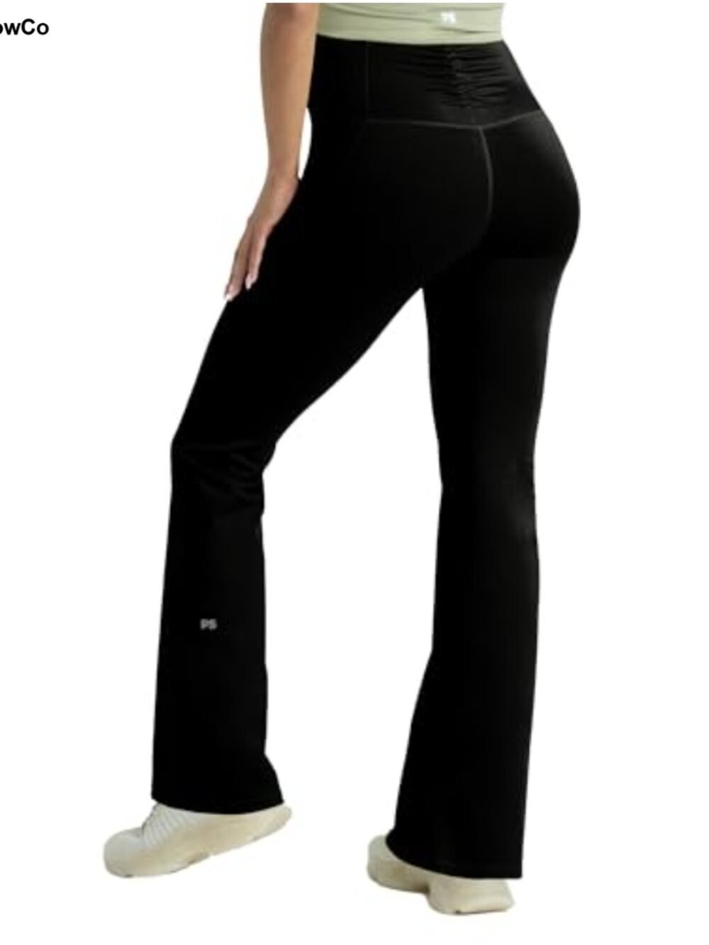 Flare Leggings High Waisted Yoga Pants Tummy Control with Pocket